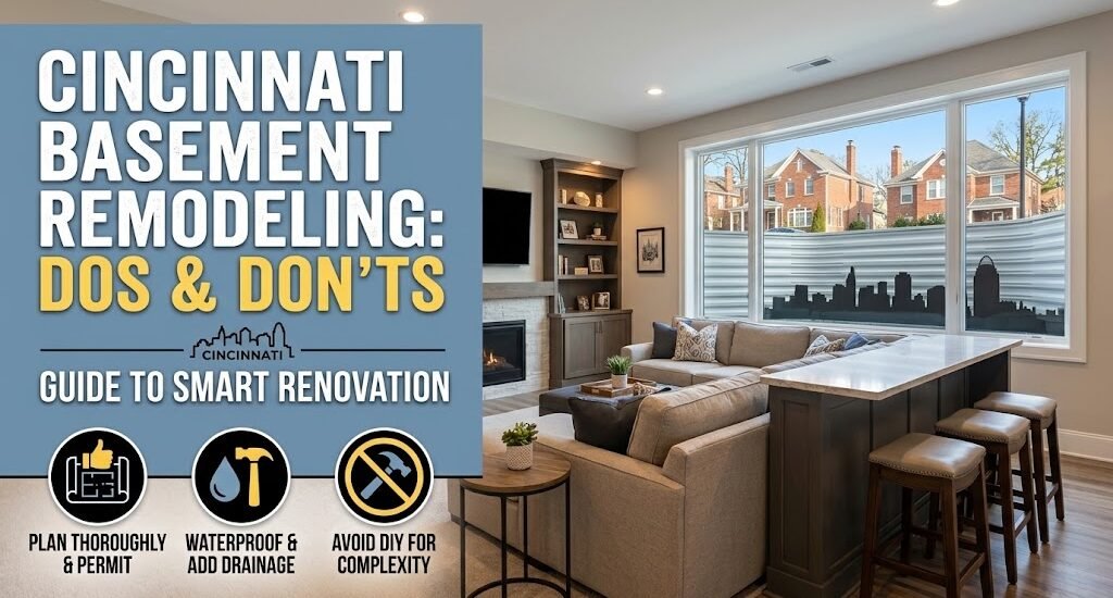 Cincinnati basement remodeling